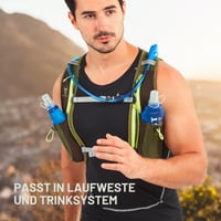 UTOBEST skladacia bežecká fľaša 500 ml, športová fľaša z TPU, bez obsahu BPA, na turistiku, cyklistiku a do hydratačného batohu 4