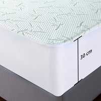 Utopia Bedding 160x200 cm vízálló matracvédő, légáteresztő viscose topper 7