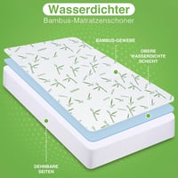 Utopia Bedding 160x200 cm vízálló matracvédő, légáteresztő viscose topper 4