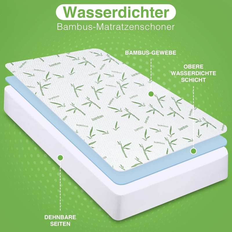 Utopia Bedding 160x200 cm vízálló matracvédő, légáteresztő viscose topper