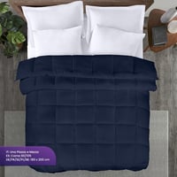 Utopia Bedding 180x200 cm Paplan Könnyű Takaró Lélegző Szövet Sötétkék 3