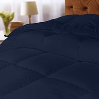 Utopia Bedding 180x200 cm Paplan Könnyű Takaró Lélegző Szövet Sötétkék 5