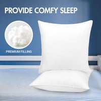 Utopia Bedding 2 darabos párna 80x80 cm, légáteresztő és puha alvópárna fehér - 80 x 80 cm (pack of 2), 2, White 6