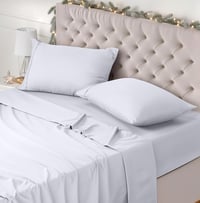 Utopia Bedding 4 részes ágyneműhuzat szett 180x200 cm fehér mikroszálas 1