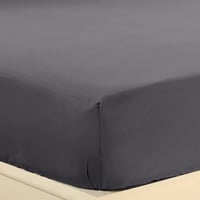 Utopia Bedding Gumis Lepedő 160x200 cm Szürke Mikroszálas - 160 x 200 cm, Grey 4