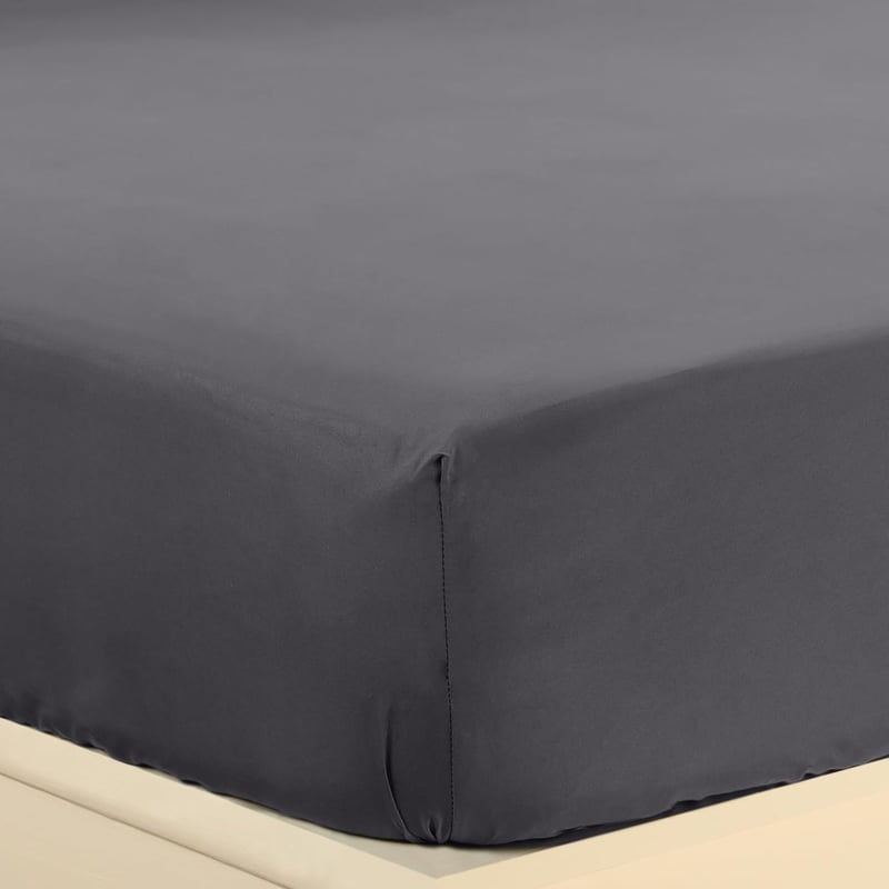 Utopia Bedding Gumis Lepedő 160x200 cm Szürke Mikroszálas - 160 x 200 cm, Grey