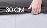 Utopia Bedding Gumis Lepedő 160x200 cm Szürke Mikroszálas - 160 x 200 cm, Grey 5