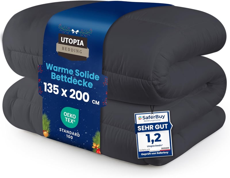 Utopia Bedding Mikroszálas Paplan Hipoallergén Töltettel Allergiásoknak