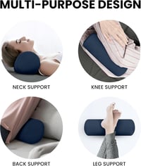 Utopia Bedding Nyakpárna szett 2 db 15x40 cm sötétkék dekoratív párna 7
