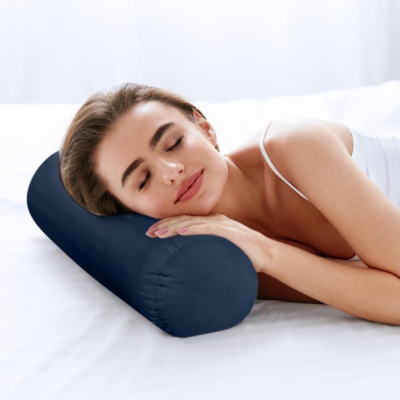 Utopia Bedding Nyakpárna szett 2 db 15x40 cm sötétkék dekoratív párna