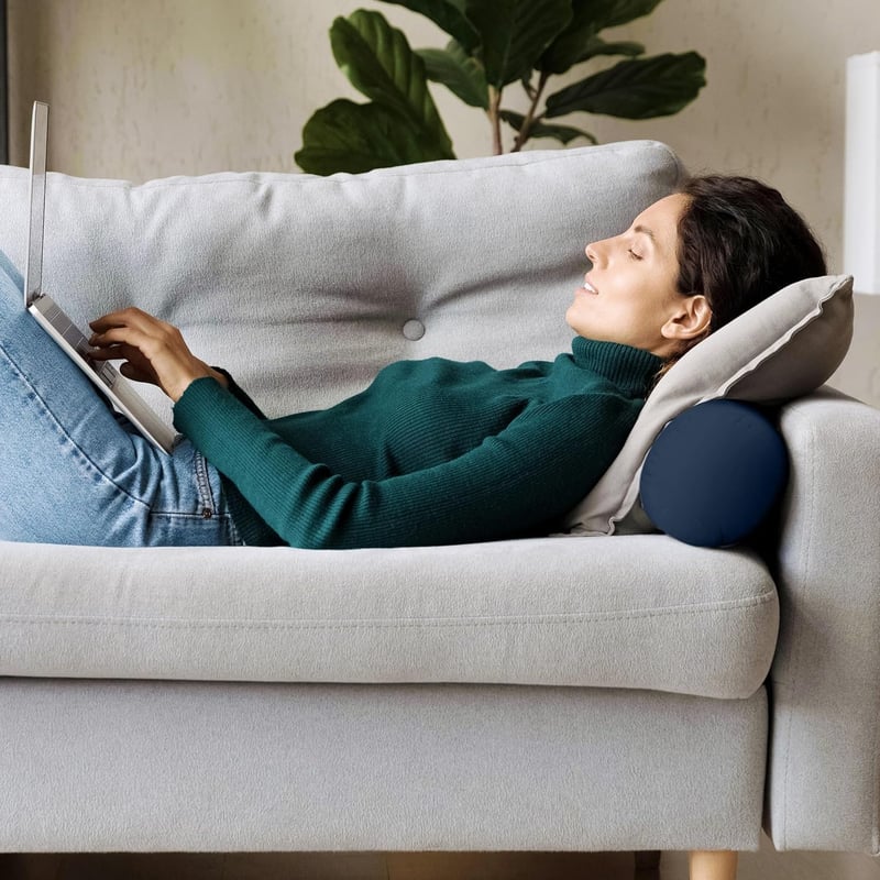 Utopia Bedding Nyakpárna szett 2 db 15x40 cm sötétkék dekoratív párna