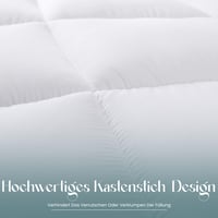 Utopia Bedding Pilotă 220x240 cm, albă, din microfibră, hipoalergenică, matlasată, călduroasă, de iarnă, pentru persoane alergice 5