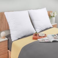 Utopia Bedding Jastuk 80x80 cm Bijeli set od 2 komada, navlaka od mikrovlakana s mekim poliesterskim punjenjem, ukrasni jastuk za kauč 4