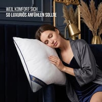 Set 2 Perne Utopia Bedding 65x65 cm, Albe, pentru Canapea, cu Umplutură Moale 7