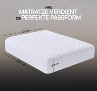 Utopia Bedding Steppelt Mikroszálas Matracvédő és Felhajtható Matrachtakaró 30 cm-ig 2