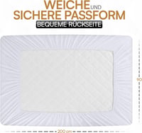 Utopia Bedding Steppelt Mikroszálas Matracvédő és Felhajtható Matrachtakaró 30 cm-ig 5