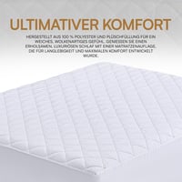 Utopia Bedding Steppelt Mikroszálas Matracvédő és Matractopper 30 cm-ig 6