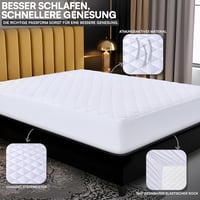 Utopia Bedding Steppelt Mikroszálas Matracvédő és Matractopper 30 cm-ig 4