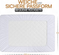 Utopia Bedding Steppelt Mikroszálas Matracvédő és Matractopper 30 cm-ig 5
