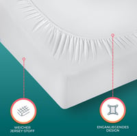 Utopia Bedding Vodootporna zaštita za madrac 140x200 cm – Navlaka za madrac s elastičnom trakom, prekrivač za madrac 4