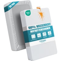 Utopia Bedding Vodootporna zaštita za madrac 140x200 cm – Navlaka za madrac s elastičnom trakom, prekrivač za madrac 1