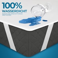 Utopia Bedding Nepremokavý chránič matraca 140x200 cm, certifikát Oeko-Tex, priedušný, s elastickými rohovými popruhmi, ochrana pri inkontinencii, biely 2