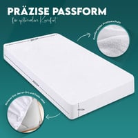 Utopia Bedding vodootporna zaštita za madrac 160x200 cm, dubina 30 cm, Oeko-Tex certificirana, prozračna, s elastičnom trakom po cijelom rubu 2