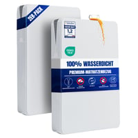 Utopia Bedding nepremokavý chránič matraca so zipsom 90x200x20 cm, 2 ks, s certifikátom Oeko-Tex 1