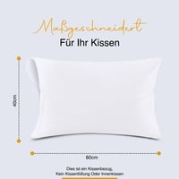 Husă de pernă impermeabilă Utopia Bedding cu fermoar 40x80 cm, 4 bucăți, anti-ploșnițe 2