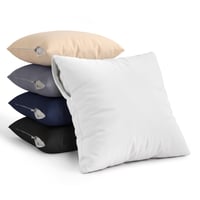 Husă de pernă impermeabilă Utopia Bedding cu fermoar, 80x80 cm, 4 bucăți, împotriva ploșnițelor 1