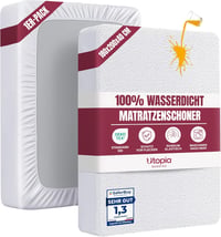 Utopia Bedding vízhatlan matrazvédő 180x200x40 cm, légáteresztő terry cloth - 180 x 200 x 40 cm, White 1