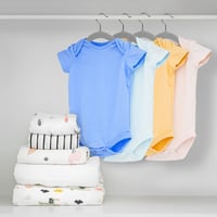 Utopia Home detské zamatové ramienka 50 ks – 27,9 cm pevné detské ramienka – protišmykové na každodenné použitie, sivé 2