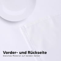 Utopia Kitchen 2 db mosható asztalterítő 152x213 cm fehér vízálló poliészter 6