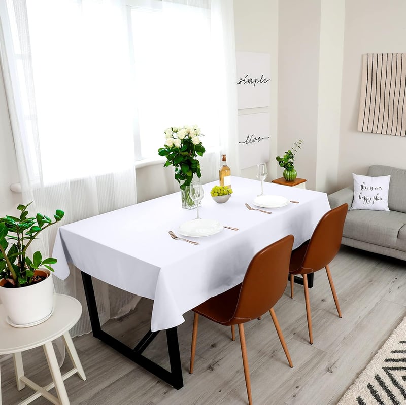Utopia Kitchen 2 db mosható asztalterítő 152x213 cm fehér vízálló poliészter