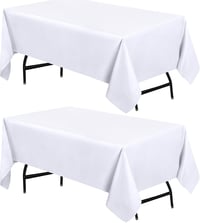Utopia Kitchen 2 db mosható asztalterítő 152x213 cm fehér vízálló poliészter 1