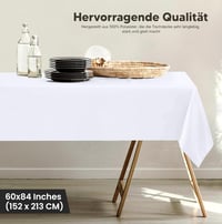 Utopia Kitchen 2 db mosható asztalterítő 152x213 cm fehér vízálló poliészter 2