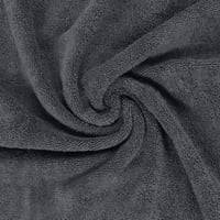 Utopia Towels 8 részes pamut törölköző szett szürke 2 fürdő 2 kéz 4 mosóruha 3