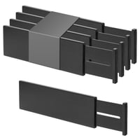 Organizator de sertar și separator de sertar din bambus Utoplike, înălțime 10,1 cm 1