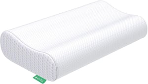 UTTU Sandwich ergonomski jastuk za vrat od memorijske pjene, 60x36x13/11 cm - bijeli