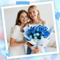 Set de 400 bucăți curățitoare de pipă UUEMB pentru confecționat flori, sârmă plușată în 5 culori, accesorii pentru lucru manual cu panglică, bandă adezivă și hârtie de ambalat 5