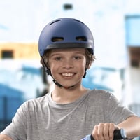 Detská cyklistická prilba Uvex 4kidz - džínsovo modrá matná - 55-58 cm 6