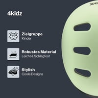 Detská cyklistická prilba Uvex 4kidz - matcha matná - 55-58 cm 2