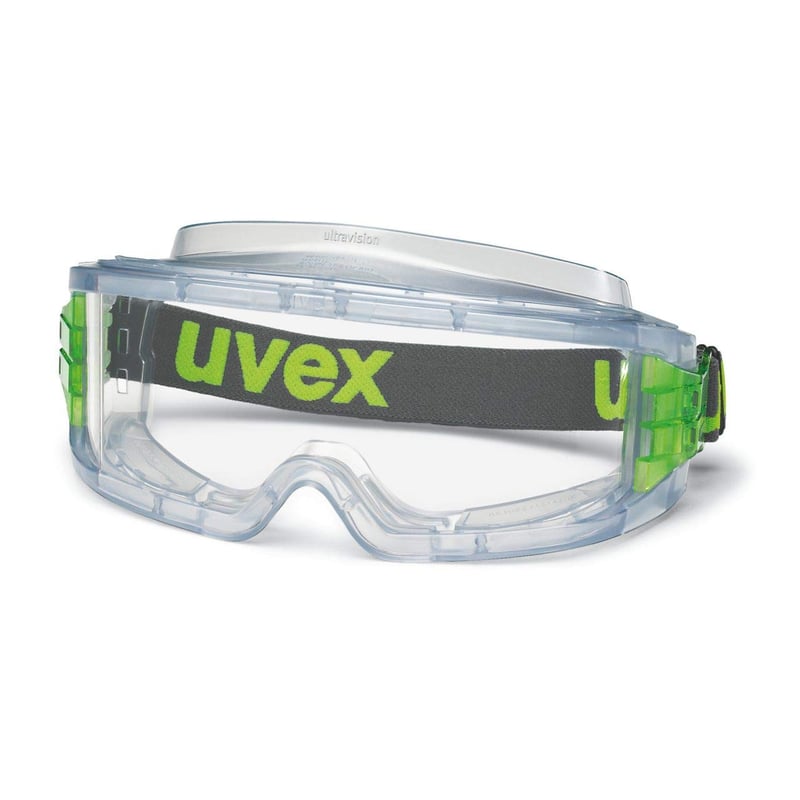 Uvex 9301714 Ultravision panoramatické ochranné okuliare – priehľadné/zelené