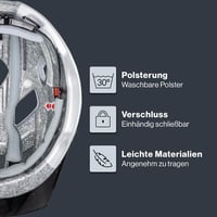 Uvex Active uniszex kerékpáros bukósisak - cloud-silver - 56-60 cm 3