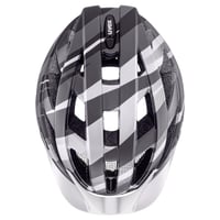 Cască de ciclism ușoară Uvex Air Wing CC pentru bărbați și femei - negru-argintiu mat - 52-57 cm - reglare individuală a dimensiunii - compatibilă cu lumină LED 5