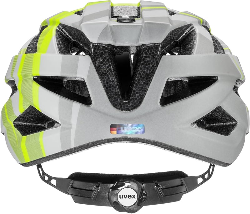 Uvex air Wing cc könnyű uniszex kerékpáros sisak LED-kompatibilis - 52-57 cm, grey-lime matt, Gen 2