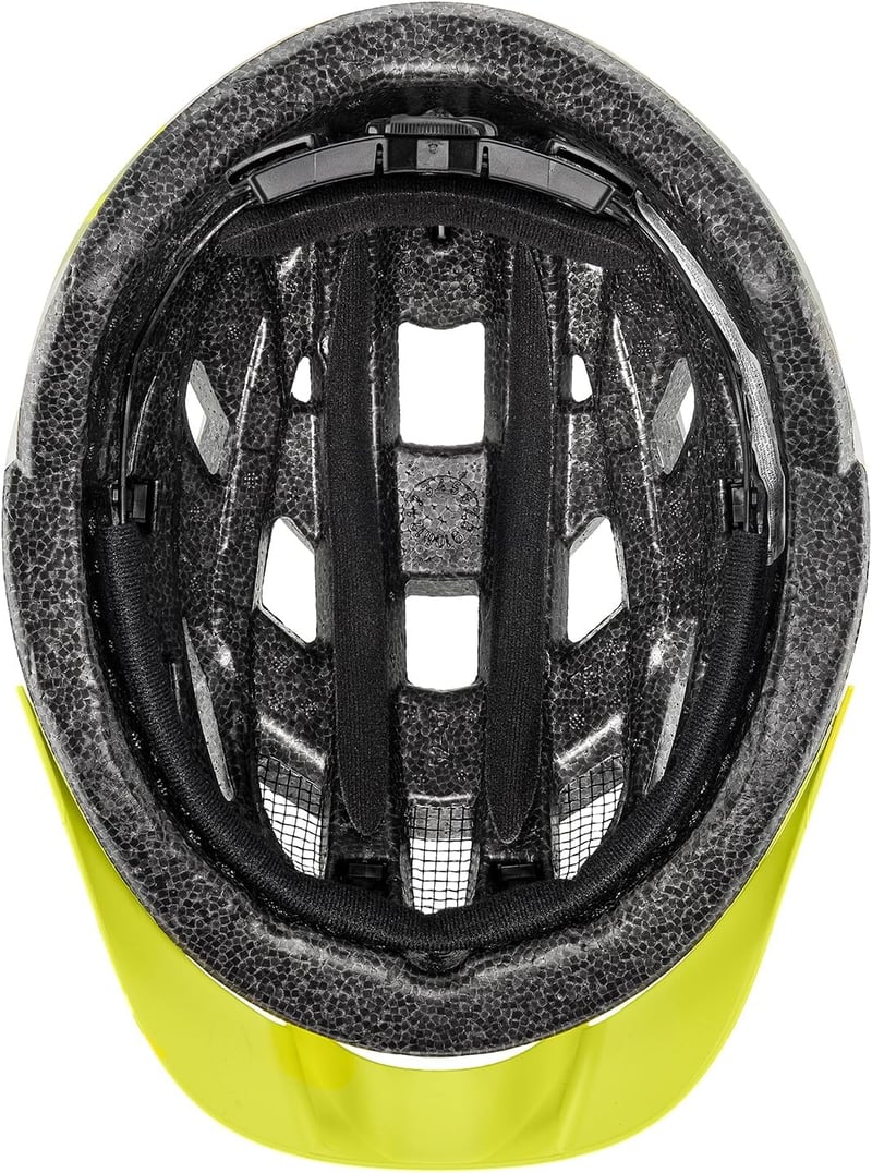 Uvex air Wing cc könnyű uniszex kerékpáros sisak LED-kompatibilis - 52-57 cm, grey-lime matt, Gen 2
