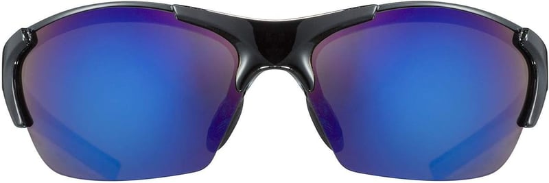 Uvex Blaze III sportoláshoz cserélhető lencsés napszemüveg férfiaknak és nőknek - 8 cm x 16 cm, Black / Blue, Single