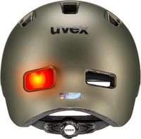 Uvex City 4 városi kerékpáros sisak LED-del - zöld füst matt - 58-61 cm 3