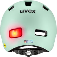 Mestská cyklistická prilba Uvex City 4 MIPS s LED svetlom - light jade matt - 55-58 cm 3